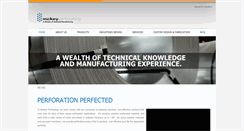 Desktop Screenshot of mckeyperforatedmetal.com